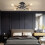 LED Ceiling Light Chandelier Living Room  Dimmable Modern Lamp Lights 7