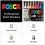POSCA paint marker set medium tip 8 colors 5