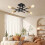 LED Ceiling Light Chandelier Living Room  Dimmable Modern Lamp Lights 8