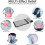 Acupressure Mat and Pillow Set Blue 2-Piece 2
