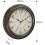Vintage quartz wall clock copper finish 30 cm silent with 2