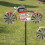 Bicycle Wind Spinner Standing Yellow 4