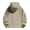 Giacca antivento impermeabile da uomo con cappuccio e tasche, 4