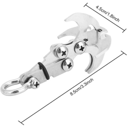 Climbing Hook Stainless Steel Foldable Multi-Use 2