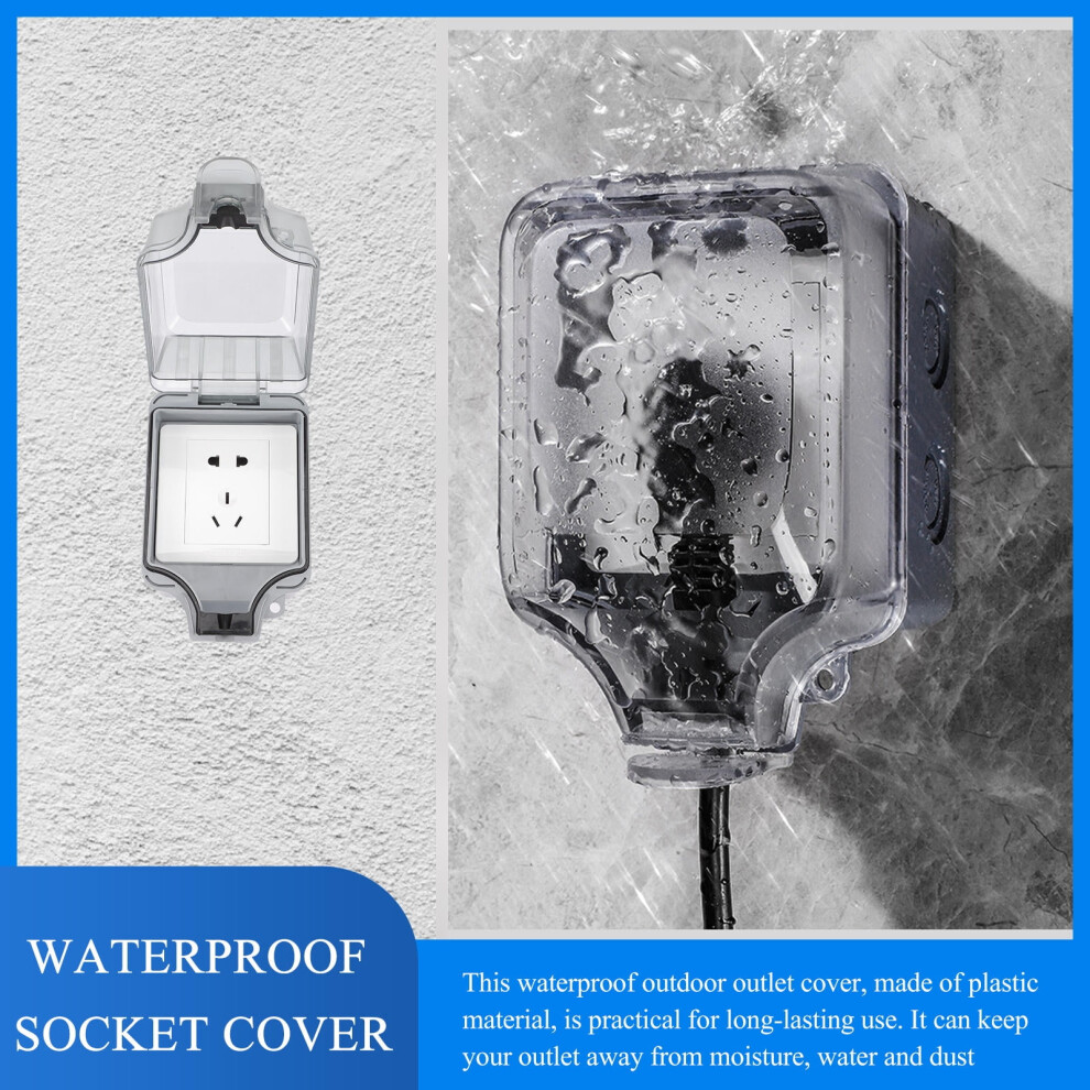 Outdoor Portable Outlet Box Weatherproof 2-Socket 9485826245094