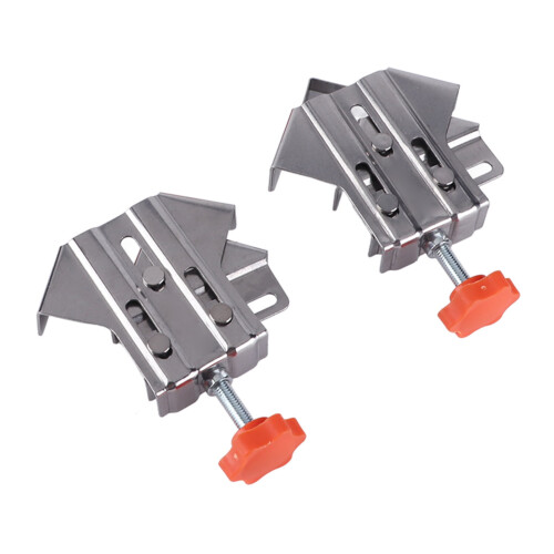 Edelstahl-Eckklemme, 90-Winkel, 2er-Pack