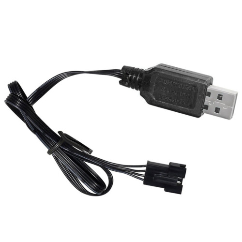 7,4V litiumbatteri USB-opladerkabel SM4P-adapter