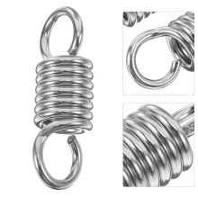 Riipputuolin jousen vaihtokoukku, metallia, 2 kpl, 7 x 40 x 130 mm