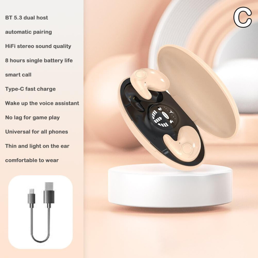 Invisible Sleep Wireless Earphones Ipx5 Waterproof 1 Pair 9485826253921