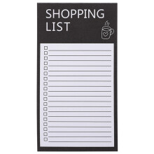Bloc-notes magnétique pour réfrigérateur, noir, 1 pièce
