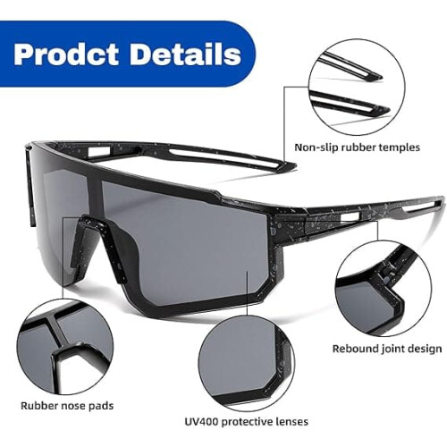 Cycling Glasses UV400 Polarized Windproof Unisex 2