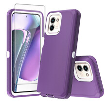 Capa Xhy Moto G Stylus5G2023 com protetor de tela roxo
