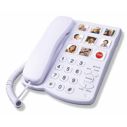 Fasttelefon med store knapper, forsterket Z2S9