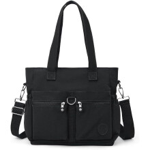 Bolsa feminina de nylon estilo sacola, transversal ou tipo carteiro.