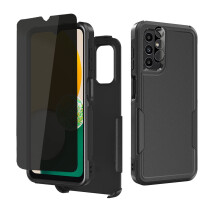 Capa TASHHAR para Samsung Galaxy A15 5G, preta, dupla camada.