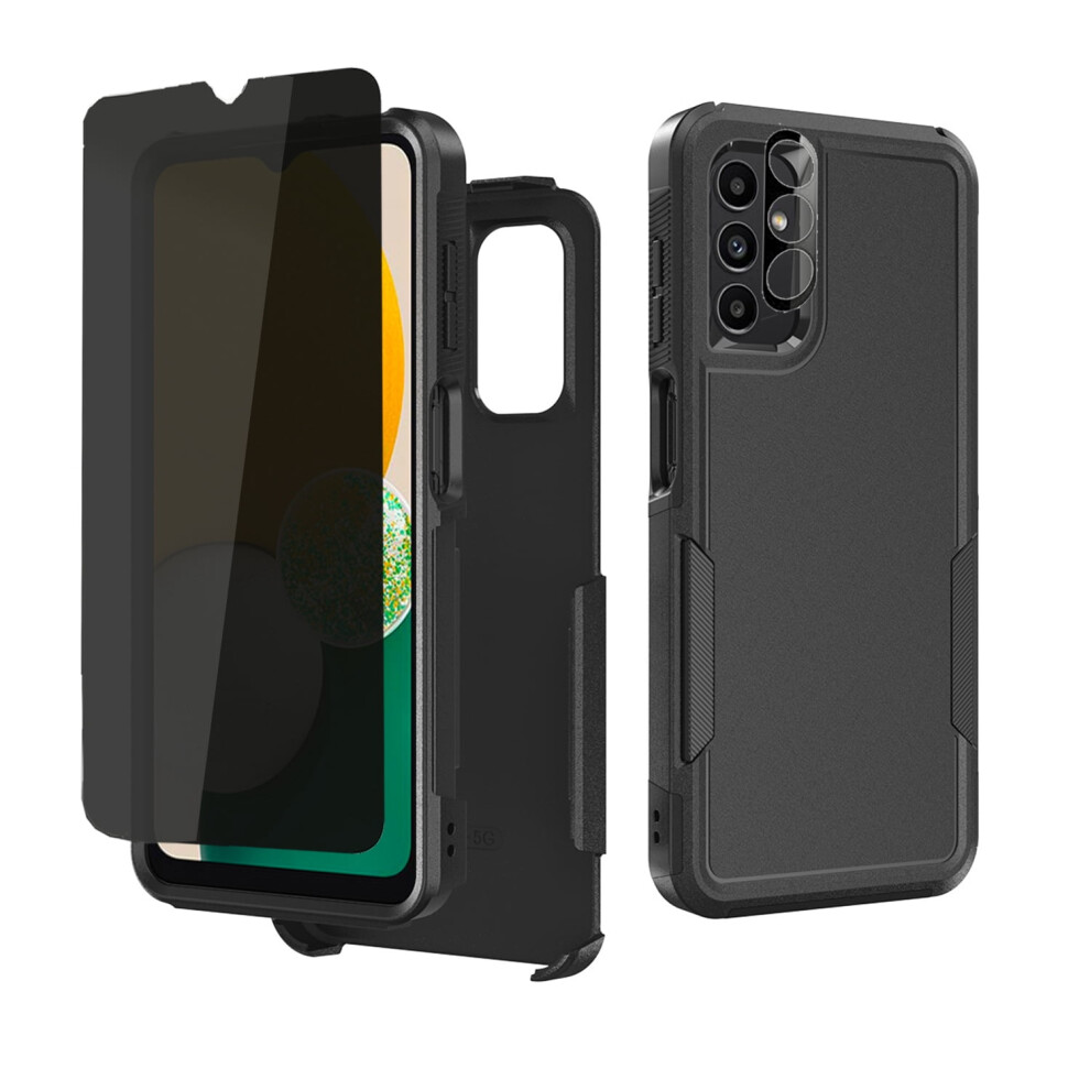 Tashhar Samsung Galaxy A15 5G Case Dual-Layer Black 9485826260318