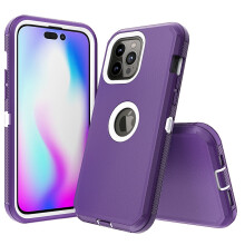 Capa para iPhone 14 Pro Max, resistente a impactos de nível militar, 3 em 1.