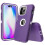 Capa para iPhone 14 Pro Max, resistente a impactos de nível militar, 3 em 1. 1