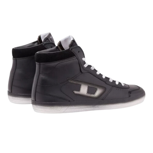 Diesel Diesel Mens Leroji Leather Trainers 1