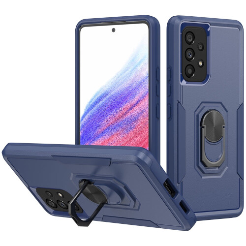 Capa à prova de choque para Samsung Galaxy A53 5G com suporte de anel e