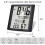 Digital wall clock with 8.6-inch HD display, calendar and 2