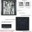 Digital wall clock with 8.6-inch HD display, calendar and 3