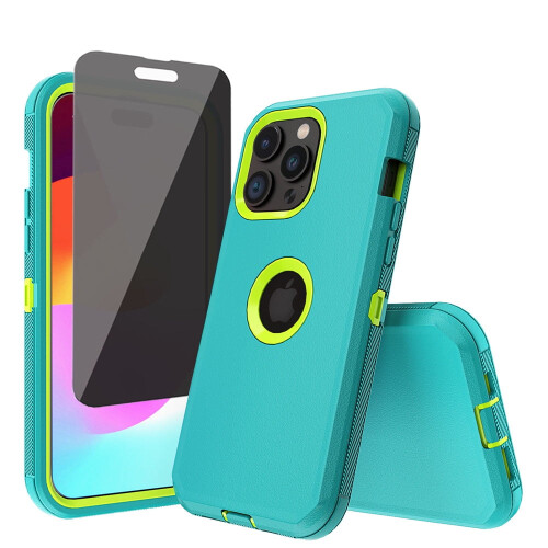 Capa para iPhone 16 Pro Max com película de privacidade