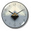 Luminous Wall Clock Radio-Controlled 30 cm with Blue LEDs 3