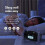 Rolling Alarm Clock Black Extra Loud for Heavy Sleepers 4