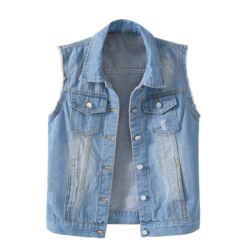 Dames denimjack lichtblauw, casual, lente/herfst