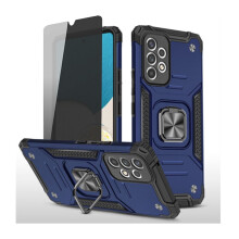 Capa para Samsung Galaxy A23 5G com película de privacidade e fecho magnético.