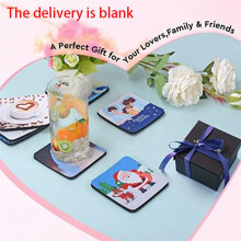 20PCS Square Sublimation Blanks Coasters,3.5 x 3.5 Inch/5MM for Thermal Sublimation DIY Crafts Painting Heat Transfer