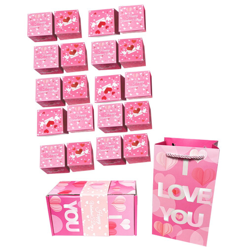 Valentinstag Ich liebe dich Geschenkbox Roter Ring