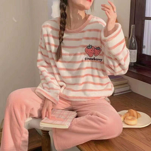 Julefamilie matchende flannel pyjamassæt 1