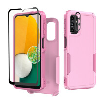 Capa TASHHAR para Samsung Galaxy A15 5G rosa, de nível militar.