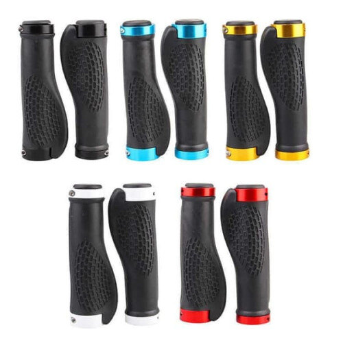 Bicycle Handlebar Grips White 1 Pair 1
