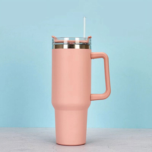 Μονωμένο ποτήρι από ανοξείδωτο ατσάλι 40oz με λαβή και