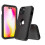 Capa para iPhone 14 Plus, resistente a impactos, de nível militar, preta. 1