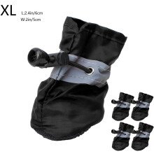 Dog Shoes Small Dogs Non-Slip Waterproof Booties4Pairs