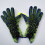 Football Goalkeeper Gloves Black Size 7 5