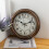 Retro wall clock round vintage 12-inch 3