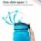 Water Bottle with Straw and Cleaning Brush 2-Pack 7