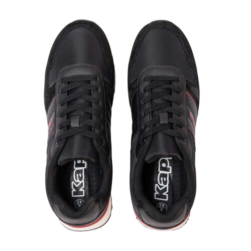 Kappa (7 UK, Black/Red) Kappa Mens Trainers 2