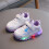 Sneakers LED viola chiaro per bambine 2