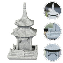 Zahradnická pagoda Bonsai dekorace Zen pavilon 4 ks