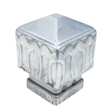Tampas de ferro para postes de cerca WHAMVOX para postes de aço quadrados 4x4