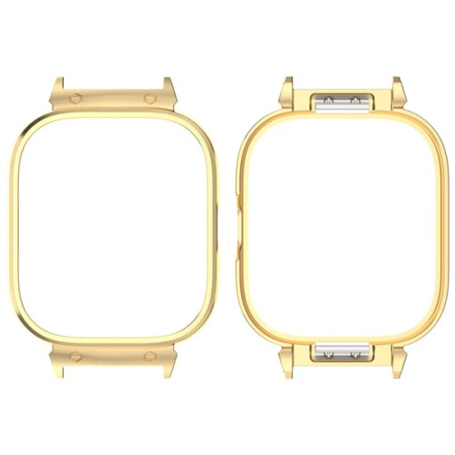 Θήκη με μεταλλικό πλαίσιο για Redmi Watch5 - 20mm Χρυσό 1