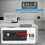 Digital Wall Clock 14 Inch Battery Powered with Temperature 3