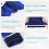 Kids Ankle Support Compression Socks Dark Blue 4 Pcs 4