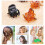 Mini Hair Clips Plastic 24 Pieces Multicolor 7
